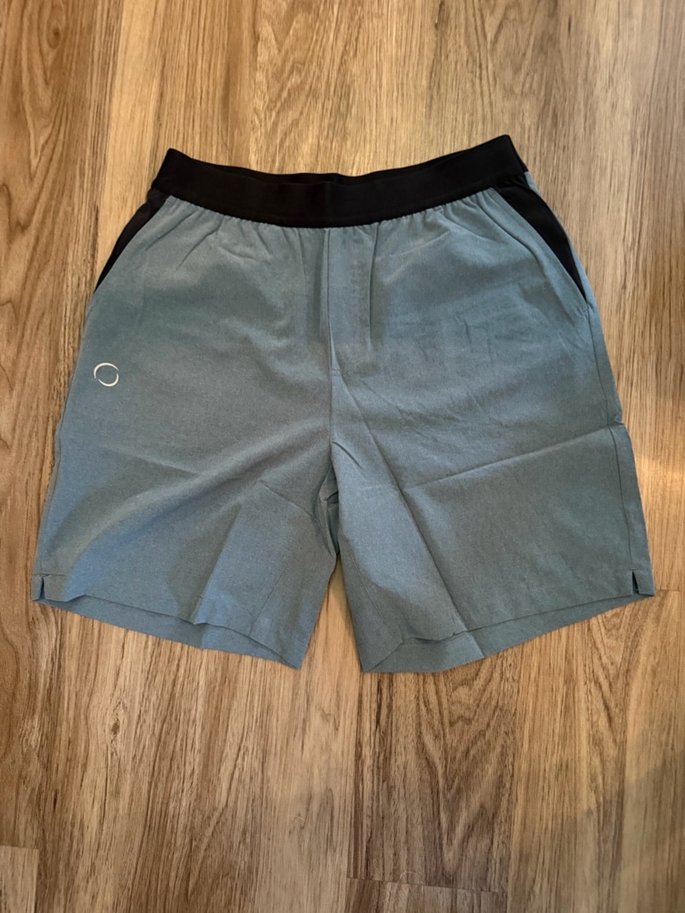 Men's Performance Shorts  blue warrior  1 Yoga Shorts with Black Waistband